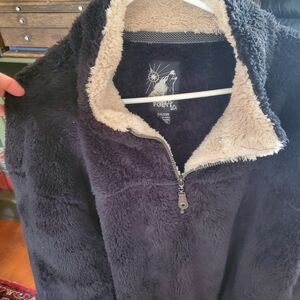 Cozy Black Teddy Jacket with Sherpa Lining